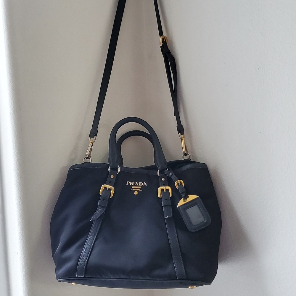 Prada BN1841 Tessuto Nylon Convertible Sachet Bag